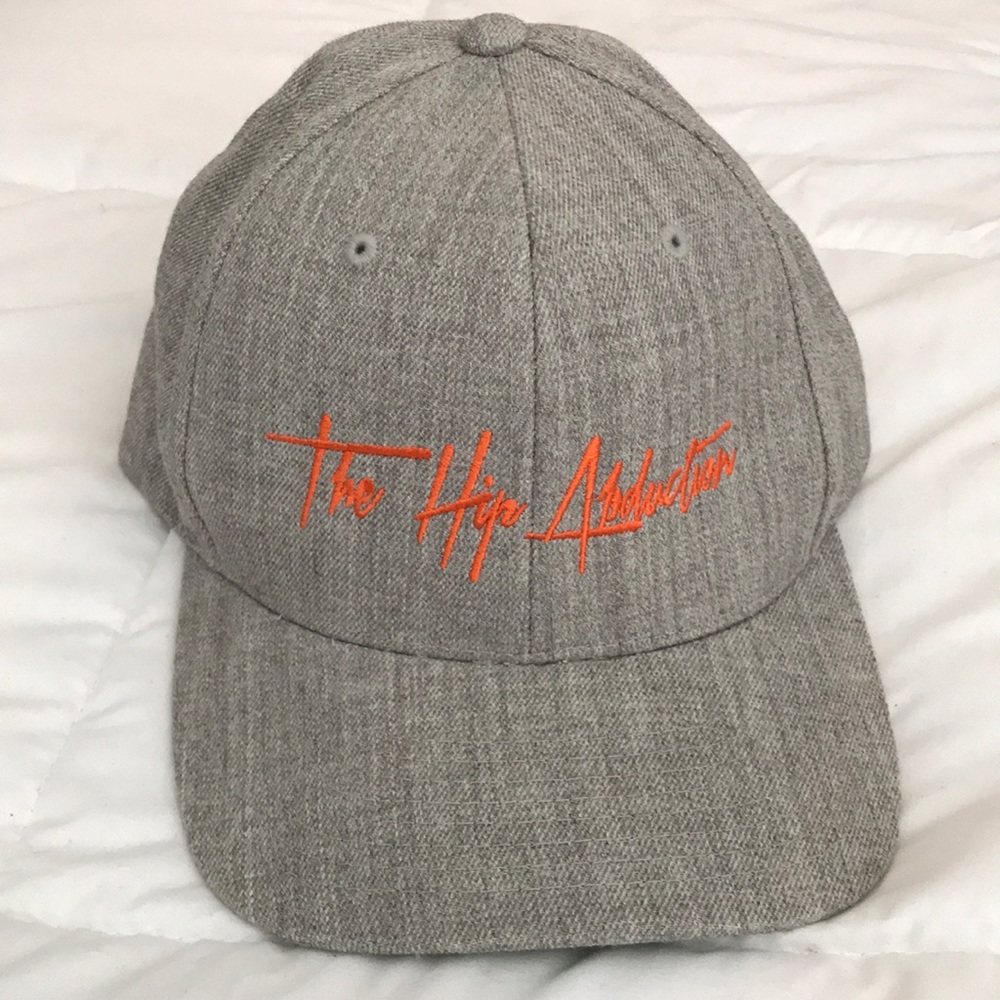 The Hip Abduction (band) grey hat